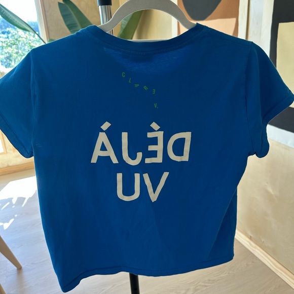 Blue Déjà Vu Clare V. T Shirt - Picture 3 of 6
